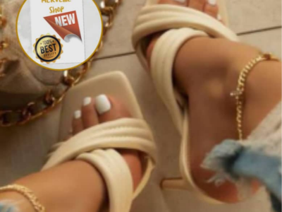 High heels sandals