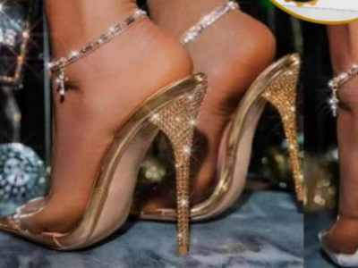 High heels sandals