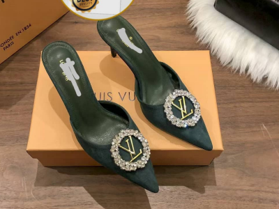 Female Short heels slippers