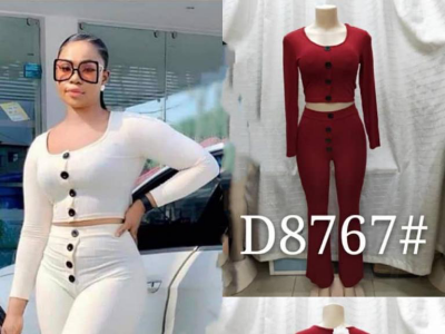 Two piece Crop Top and Pants