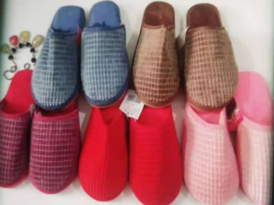 Home wear cotton slippers