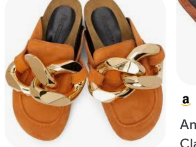 Leather  slippers