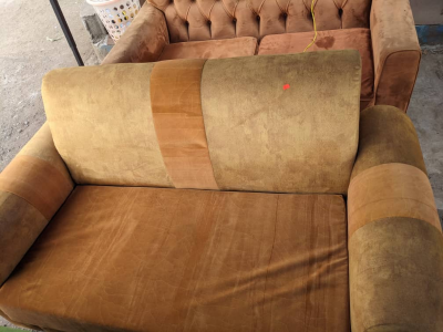 02 Seats Cotton Couch