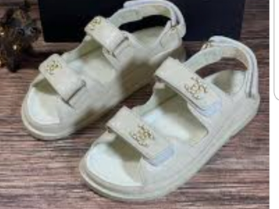 Female Leather sandals slippers