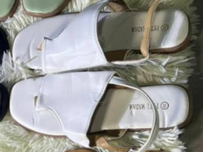 White Female sandal