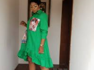 Green Poplin gown
