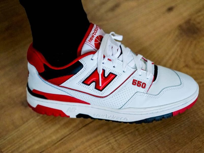 White & Red Sneaker