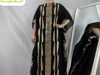 Gucci Black robe shiny gold