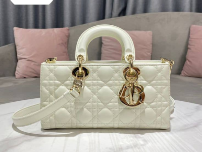 White Leather Handbag