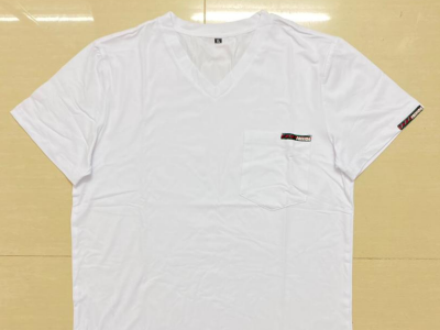 White V neck T-shirt