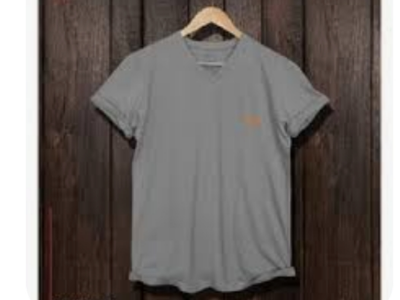 White V neck T-shirt