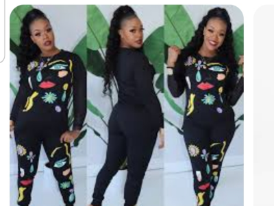 Woman 2pearl pice tracksuit