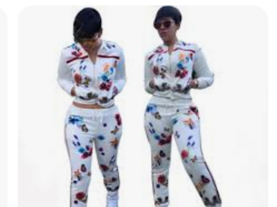 Woman 2pearl pice tracksuit