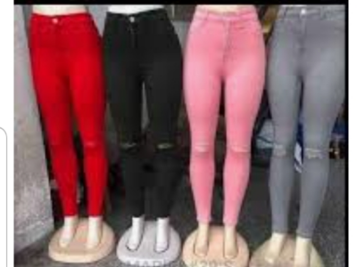 Female long Jeans trouser