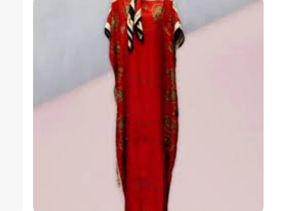 woman  scarf gown