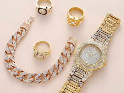wrist watch bangle&finger ring
