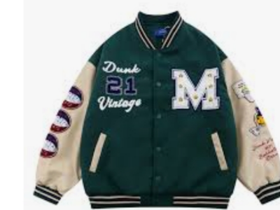 men's illusion varsity puffer jacket