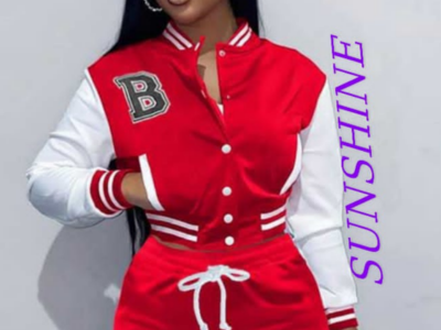 Varsity cropped jacket
