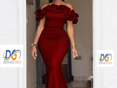 Women off shoulder floor length