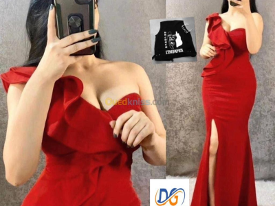 One off shoulder floor length gown