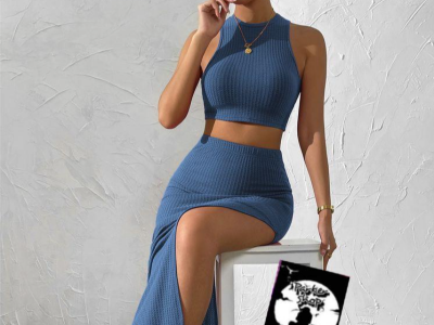 Crop top skirt