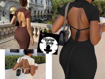 Female Backless Gown