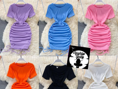 Female body print gowns