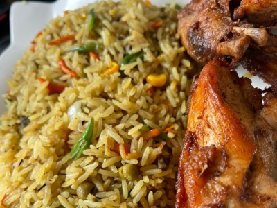 Fried Rice And Chicken