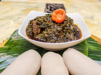 Eru Royal ( water fufu and Eru)