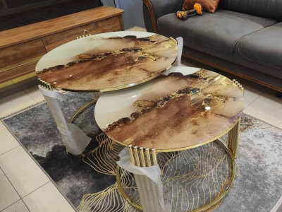 Two in one center table