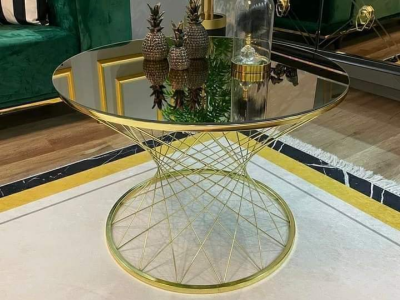 Round modern coffee side/center table