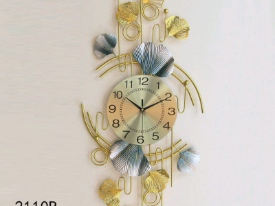 Luxury metal wall clock