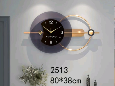 Luxury metal wall clock