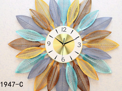 Luxury metal wall clock