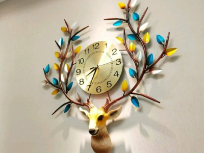 Luxury metal wall clock