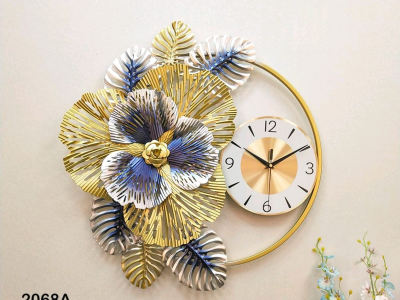 Luxury metal wall clock