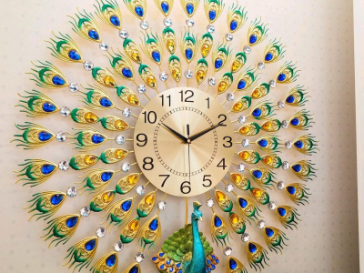 Luxury metal wall clock