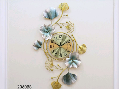 Luxury metal wall clock