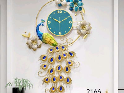 Luxury metal wall clock