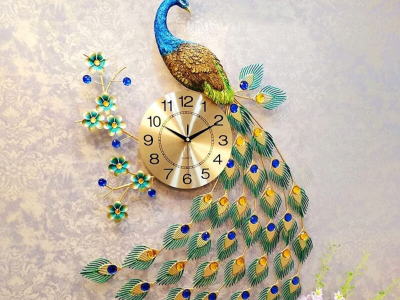Luxury metal wall clock