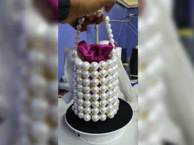 Bucket Pearls Bag (Pearlfection by Vace)