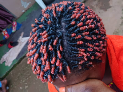 Coloured Nappy Hair