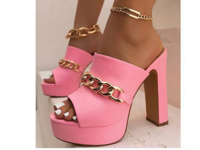 High Heel Slippers