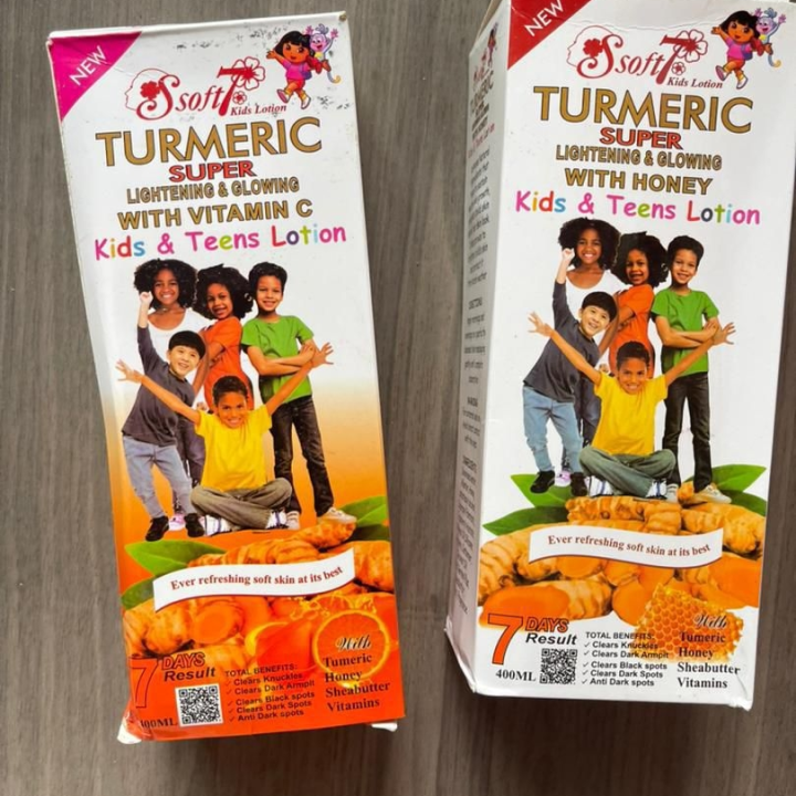 turmeric kids body lotion