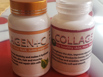 Gélules de collagène et vitamines C