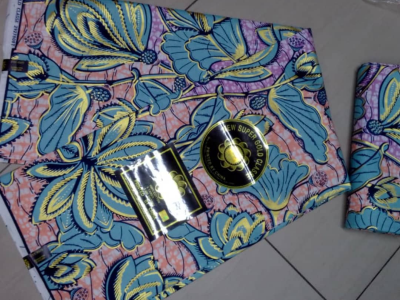 Ankara golden fabric