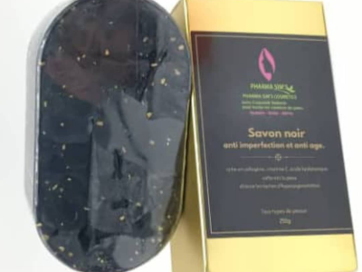 Anti-aging, anti-wrinkles and anti-blemish black soap