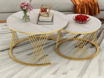 Table marbré