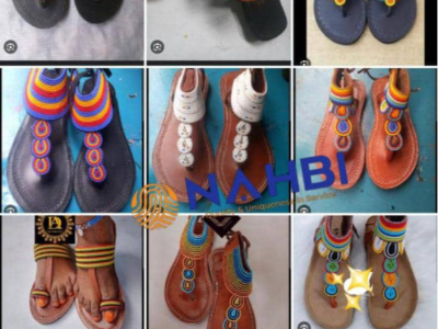 Beaded sandal
