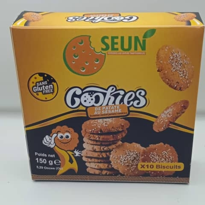 cookies de patates au sésames